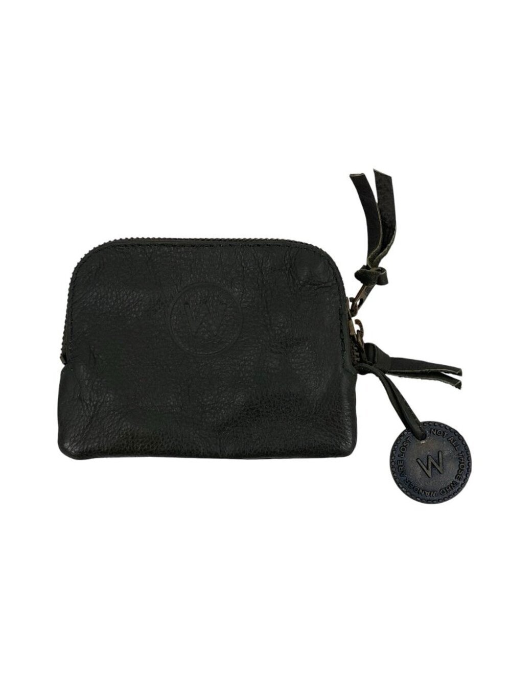 Wanderers Travel Co Azzurra Venetian Card Wallet Double Zip Soft Leather Charm